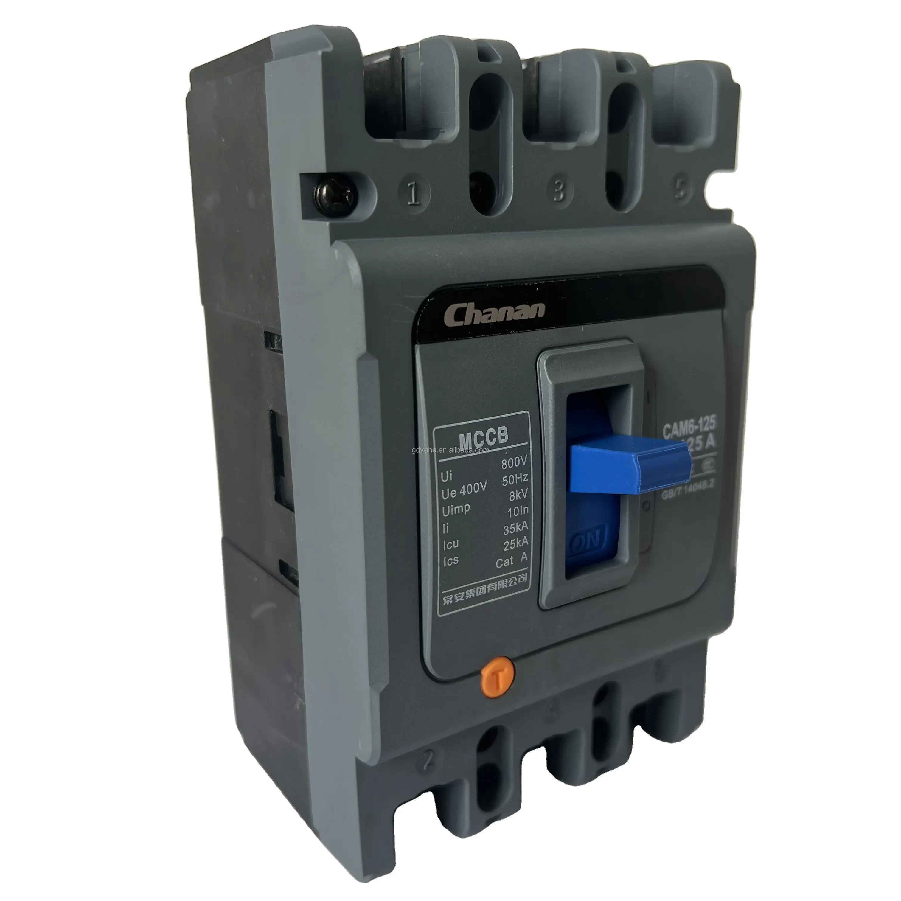 Low Voltage 3P/4P AC MCCB 125A 250A 400A 630A 800A Moulded Case Circuit Breaker