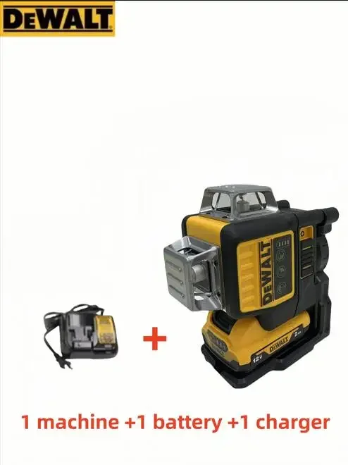 Dewalt DW089LG 12 Linien 3 Seiten * 360 Grad vertikale 12V Lithiumbatterie Laser Level horizontal