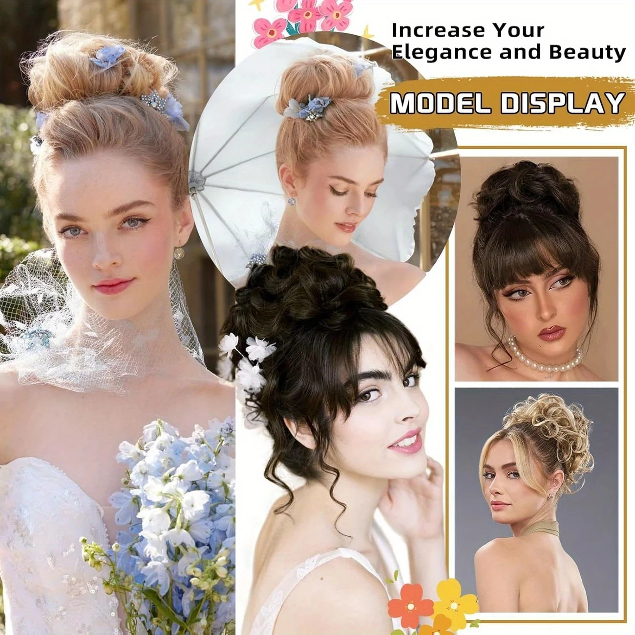 100% شعر بشري مجعد فوضوي كعكة أوبدو للنساء شعر مرن ناعم Chignon متعدد الاستخدامات كعكة شعر سهلة تصفيفة الشعر