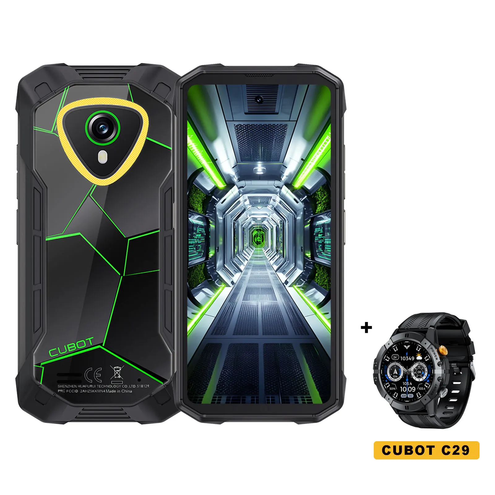 Mini smartphone robuuste met Android 15 Cubot KingKong MINI 4, 4,7-inch minischerm, 90 Hz, 4700 mAh-batterij, tot 20 GB RAM (8+12 GB) , 256 GB ROM, 4G mini telefoon, NFC, 48 MP-camera,