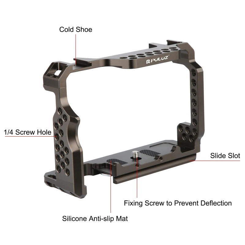 Imagem -03 - Pululuz-video Câmera Cage para Sony Câmera Rabbit Stabilizer Cage a7 Iii A7m3 A7r3 A7r Iii