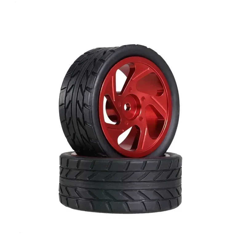 For MJX  1/14 WLtoys 1/14 144001 144010 144002 1/12 124017 124019 124018 124010 RC Car 63mmMetal wheel hub tire view 4