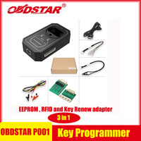 OBDSTAR P001 Key Programmer RFID&Renew Key&EEPROM Functions 3 in 1 for X300 DP/ Key Master DP/ MS80/ X300 MINI Series for car