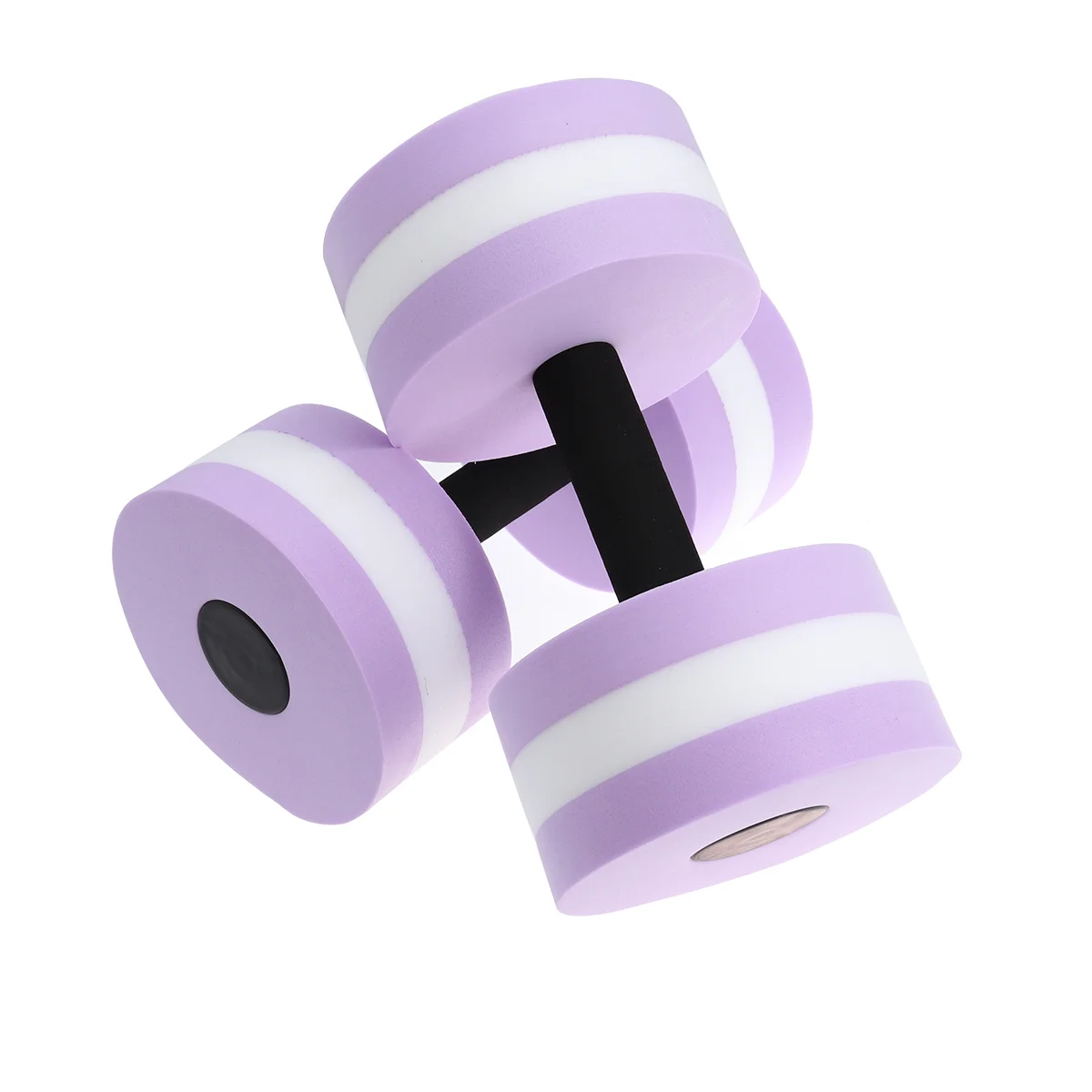 

2 PCS Water Dumbbells Floaties Aqua Weights Adjustable Barbell Fitness Equipment Aquatic Barbells Purple Swim Miss