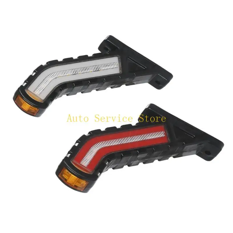 

462A 1 Pair LED Position Light 12V 24V Side Marker Lights For Truck Rear Parking Lamp