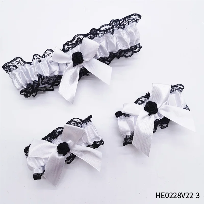 PESENAR French Maid Apron Lolita Fancy Dress Cosplay Costume Furry Cat Ear Gloves Socks set