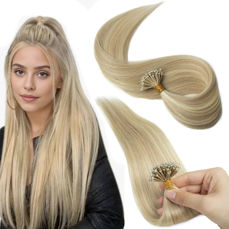 

Премиальные прямые нано-накладные пряди из натуральных волос Реми, 50 прядей, 30 г, с естественным блеском и гладким прикосновением, 100% натуральные человеческие волосы