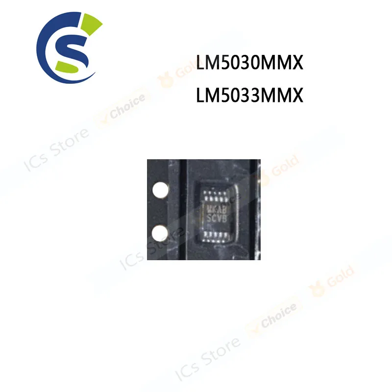 5PCS New and Original LM5030MM LM5030 S73B LM5033MM LM5033 SCVB MSOP-10 Chipset LM5030MMX LM5033MMX