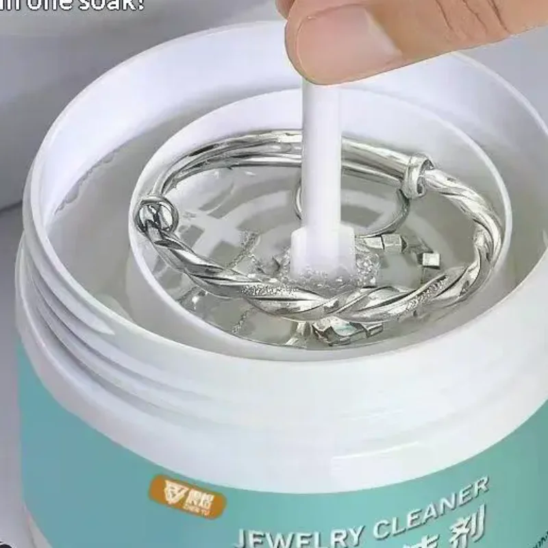 1/2Pcs 200ML Jewelry Cleaner Silver Cleaning Liquid Efficient Dirt Removal For Daily Jewelry And Watch Cleaning Use