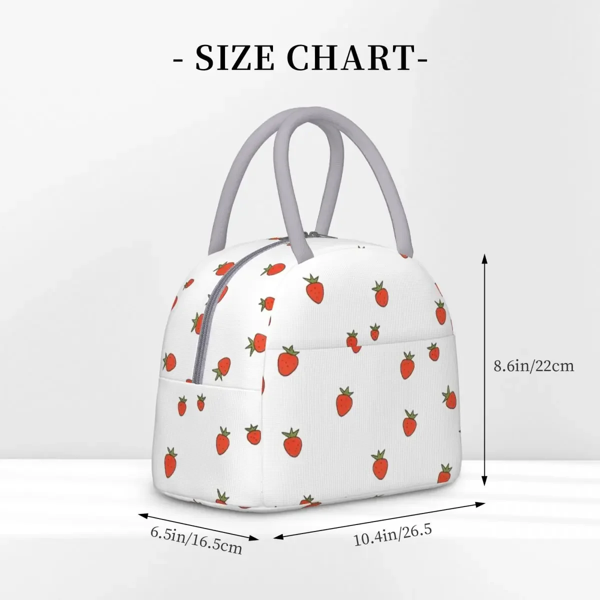 Strawberry Field Product Insulated Lunch Tote Bag For School Storage Food Boxes Portable Thermal Cooler Lunch Boxes