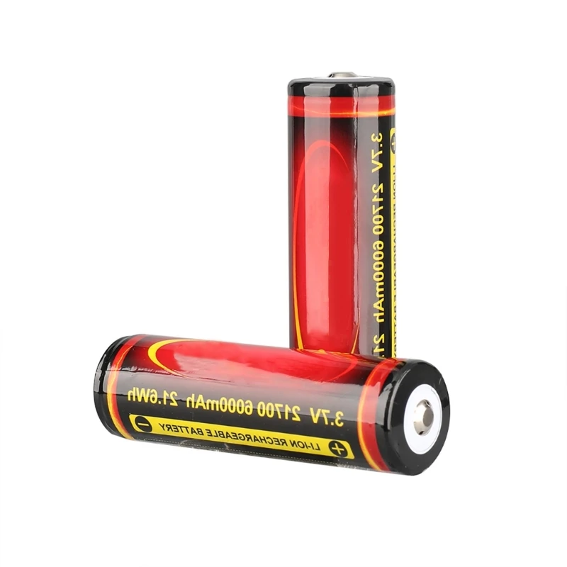 3.7V 21700 Lithium Battery 6000mAh 21700 Rechargeable Lithium Battery For Speaker LED Flashlight Torch Accessory P9JD