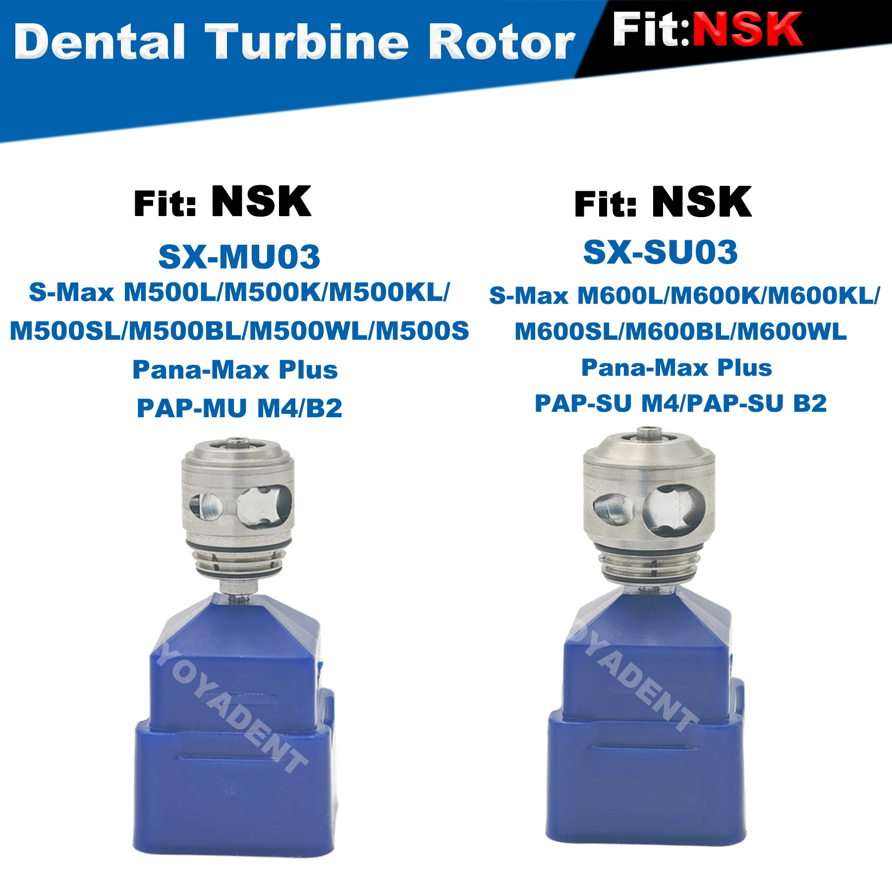 

Dental Turbine Cartridge Fit NSK S-Max M500L/M600L Pana-Max Plus PAP-SU M4/B2 PAP-MU M4/B2 High Speed Handpiece SX-MU03 SX-SU03