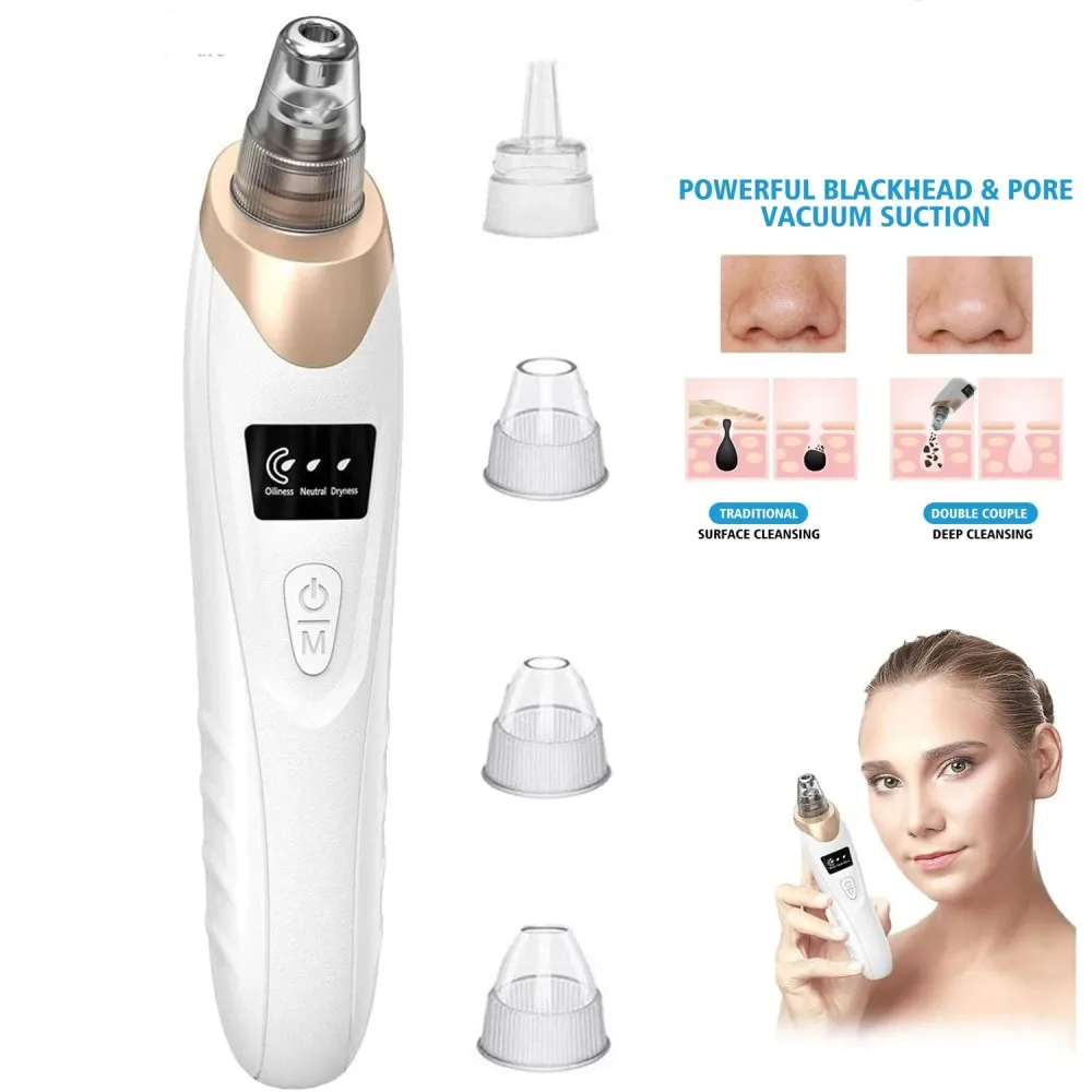 Face Skin Care Tools Electric Blackhead Remover Vacuum Cleaner Black Spots Removal Facial Deep Cleansing Pore Cleaner Machine