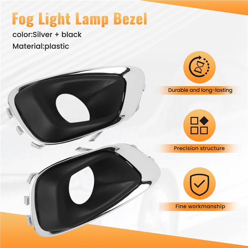 M93K-1 زوج ل 2014-2017 جيب البوصلة الجبهة اليسرى الجانب الأيمن الضباب ضوء مصباح الحافة 68213205AA 68213204AA