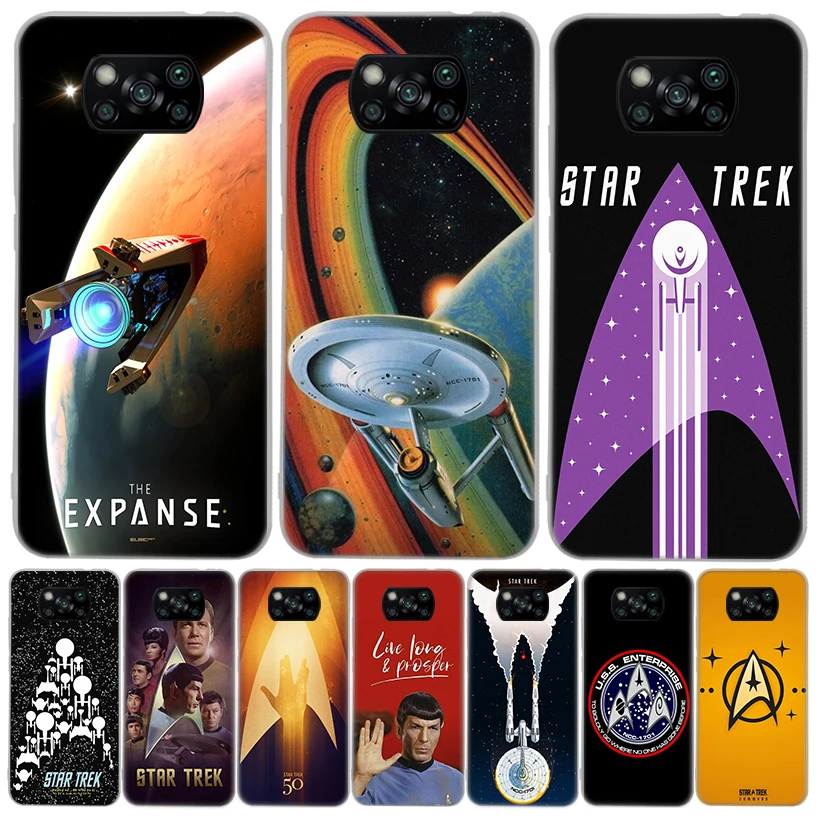 Star Movie T-Trek For Xiaomi Poco X6 X3 Nfc X5 X4 F6 F5 Pro Phone Case X7 F4 Gt F3 F2 F1 M5S M4 M3 5G Fundas Coque