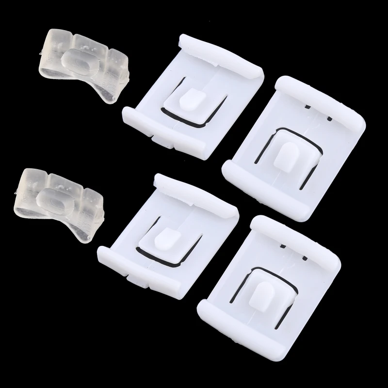 6Pcs/Set Siut Seat Buckle Clip Runner Guide White Plastic Clips 435881203A C10 For VW GOLF 7 MK1 MK2 MK3 CORRADO SCIROCCO