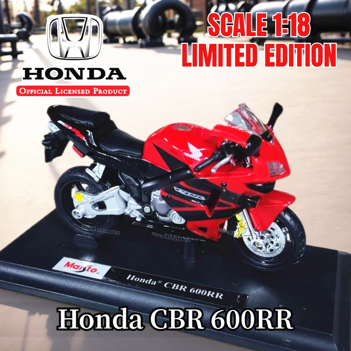 

1:18 Honda Africa Tiwn DCT Kawasaki Replica Motorcycle Bike Model Souvenir Collectible Mini Moto Diecast Home Office Vehicle Toy