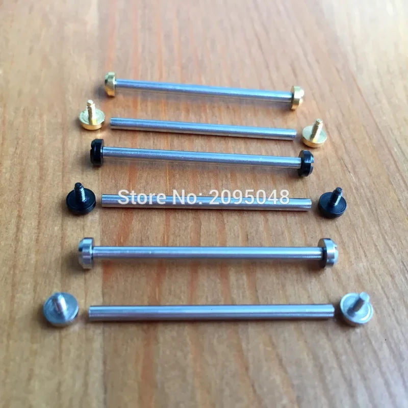 2piece/sets 33mm steel/gold colors watch screw tube rod  stem for NX Nixon 51-30 watch case lug link A083 parts tools