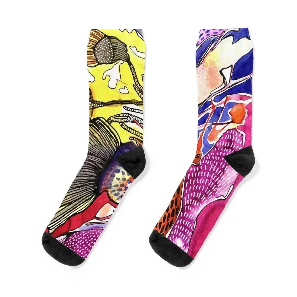 

osmosis Socks Novelties winter thermal bright garter hockey Socks Male Women's