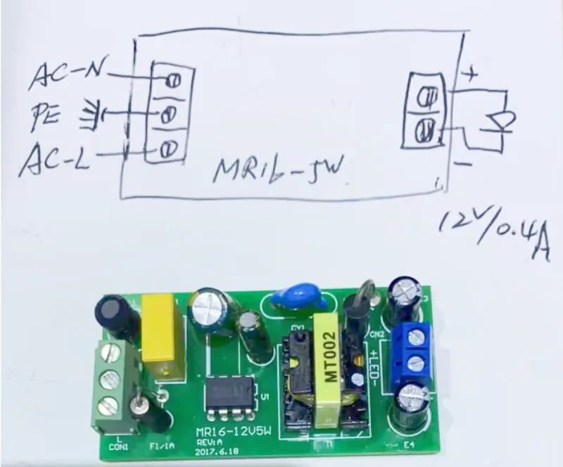 LED constant current driver constant current power supply 5W 12V 0.4A