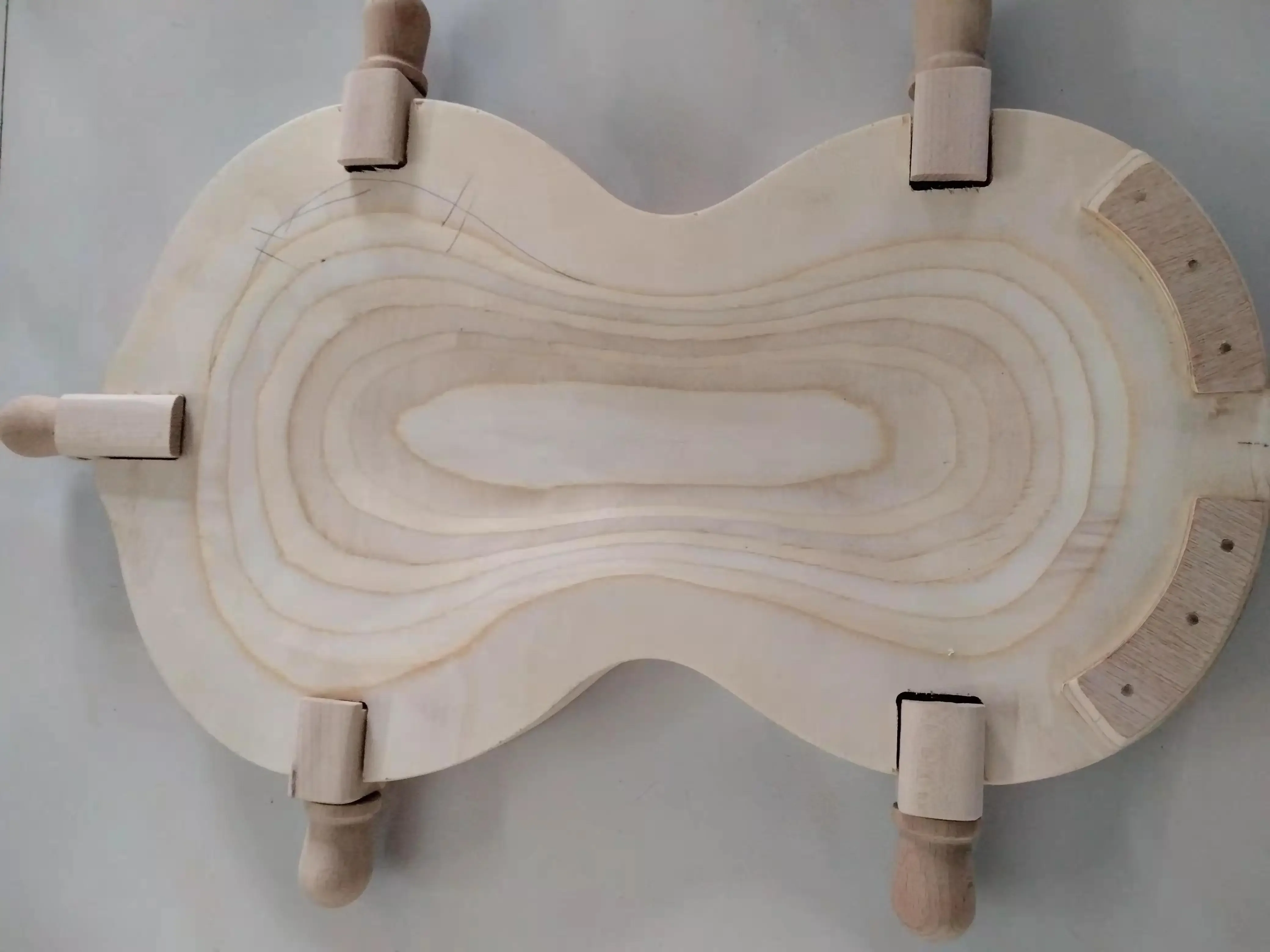 ! PC Violin Making Cradle Glued Luthier Tools