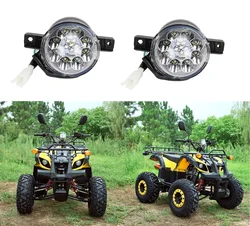 ATV four-wheel beach children's motorcycle accessories 50CC-125CC headlights LED headlamp hood assembly 3 lines