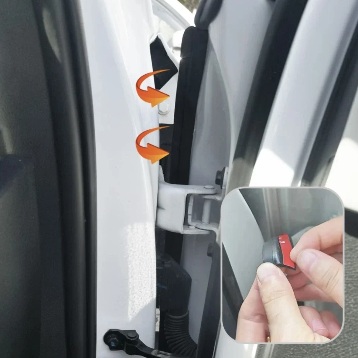 Gummi-A-Säulen-Dichtungsstreifen für Autos, Schalldämmung, wasserdicht, staubdicht, Dichtung für Autotür-Zubehör – Detail 5