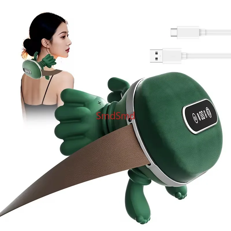 Neck Massager Cervical Pillow Shoulder Massager Trapezius Shiatsu Kneading Muscles Body Back Leg Massagers Pillow Relaxation