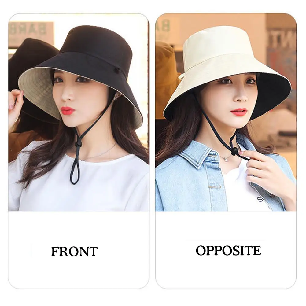 New Sun Protection Hat Women Wide Brim Sun Visor Foldable Hat Spring Summer UPF 50+ Protection Traveling Hiking Fishing Cap