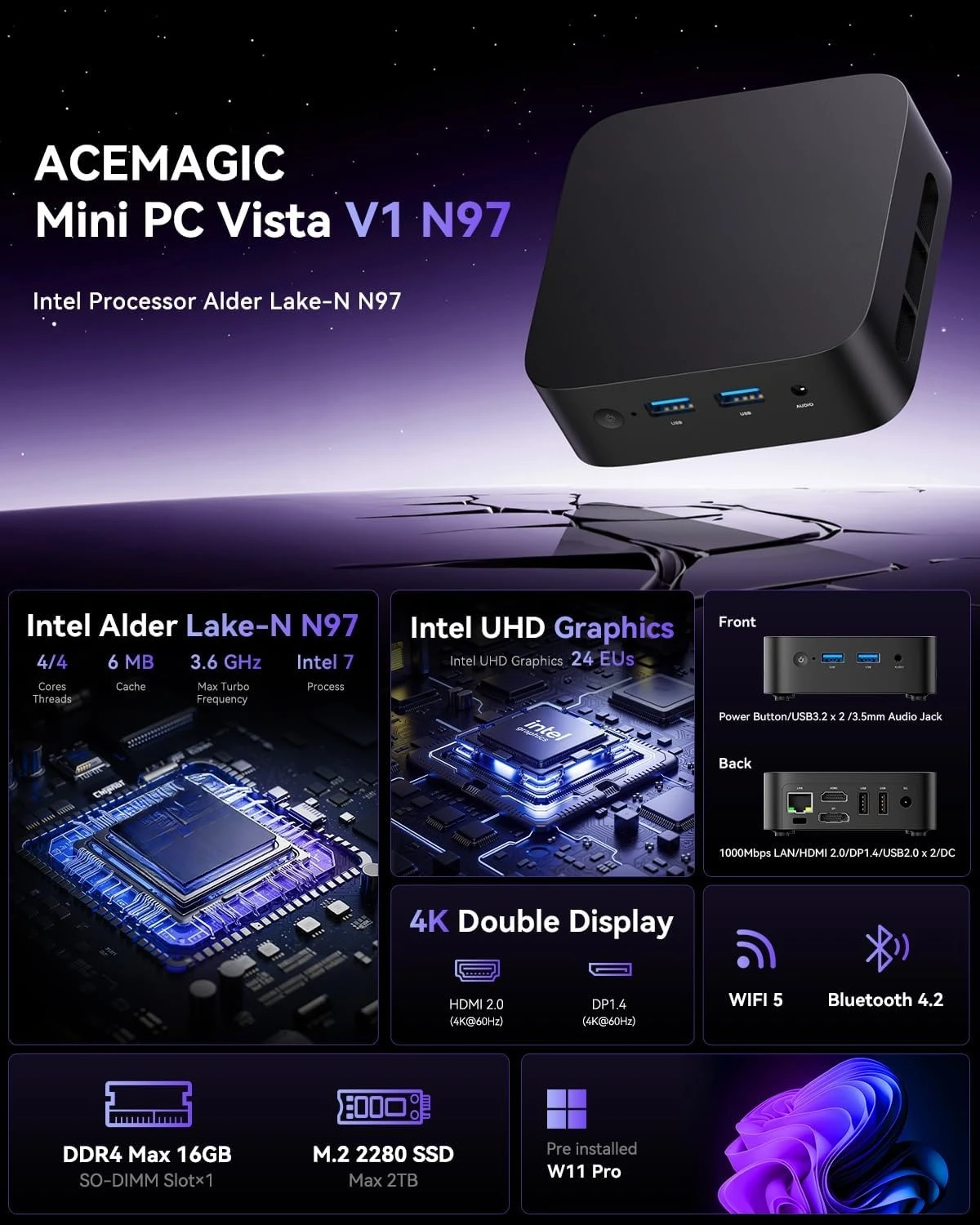 V1 N97 Mini Pc Comp… - image