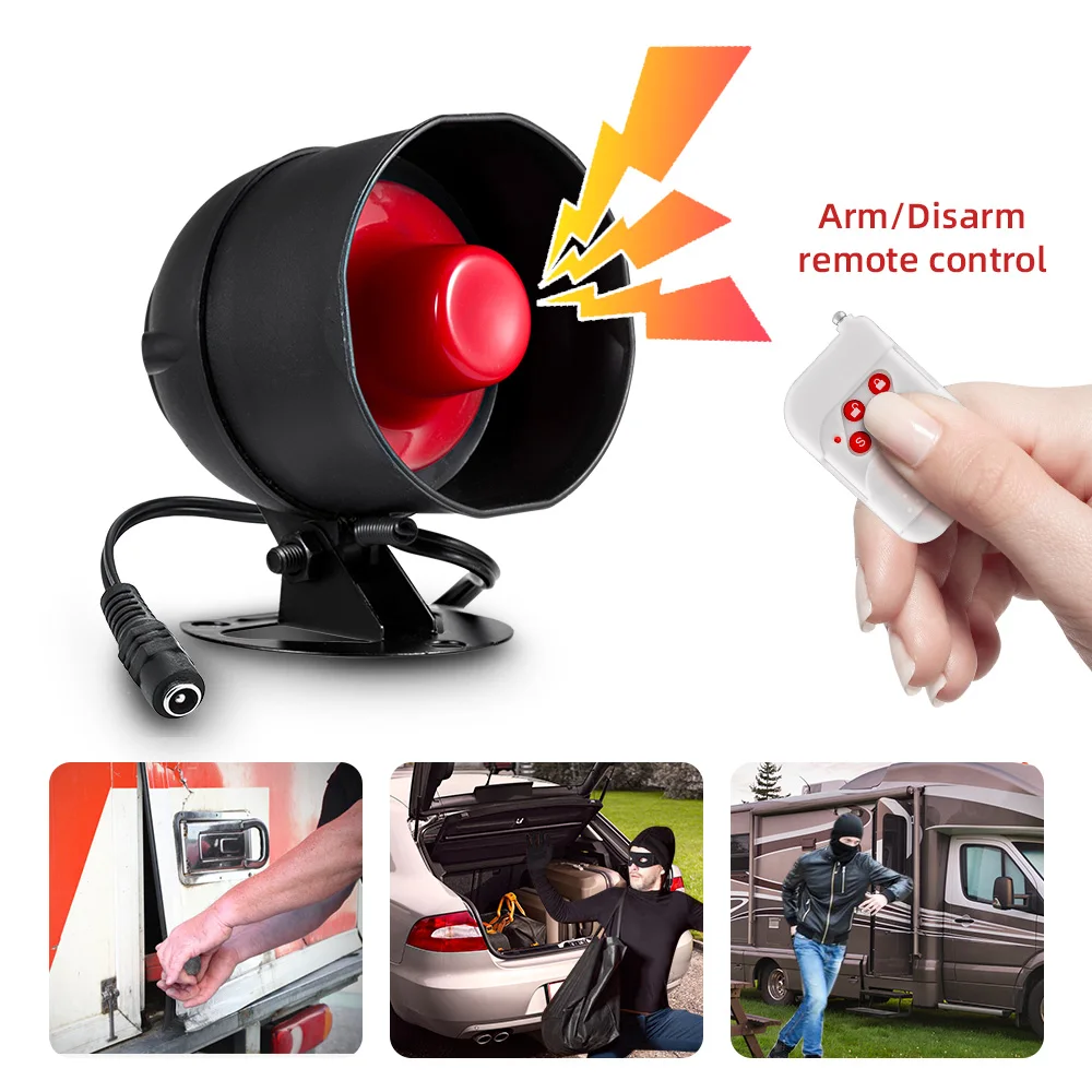 KERUI نظام إنذار أمان المنزل اللاسلكي المرآب لص مع مستشعر الباب PIR كاشف حركة إنذار مضاد للسرقة صفارة الإنذار 433MHz #4