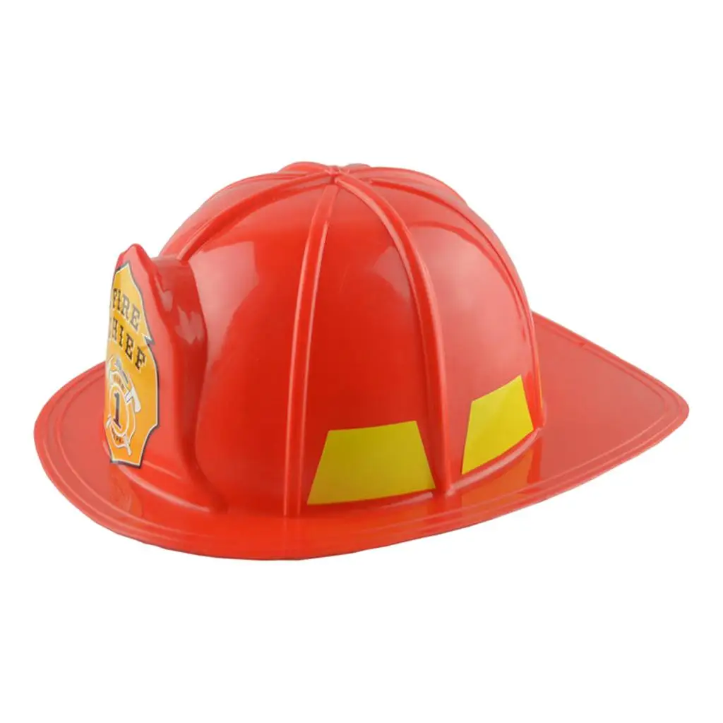 Roter Feuerwehrmann-Helm, Feuerwehrmann-Kostüm, Verkleidung, Rollenspiel, Party, Mütze