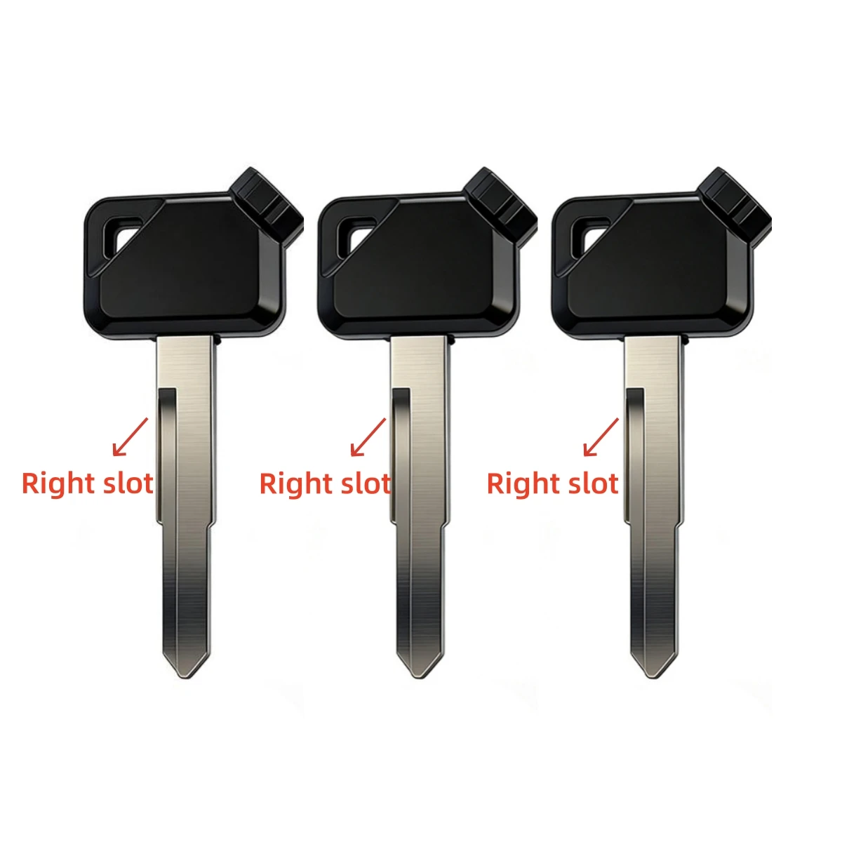 For YAMAHA Motorcycle Replacement Uncut Keys Magnet Anti-theft Lock VOX BWS JOG EVO ZR 50 100 125 4V VOX50 VINO EVO2 Blank Key 5