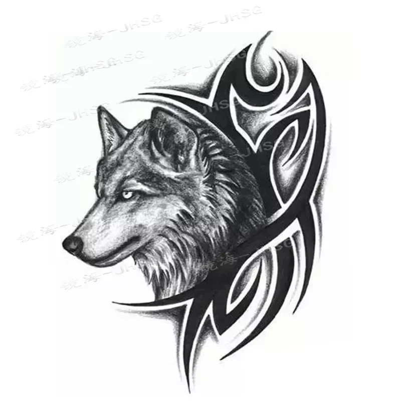 

Creative and Personalized Wolf Head Waterproof Car Stickers, High-quality Car and Motorcycle Exterior Accessories Decoration