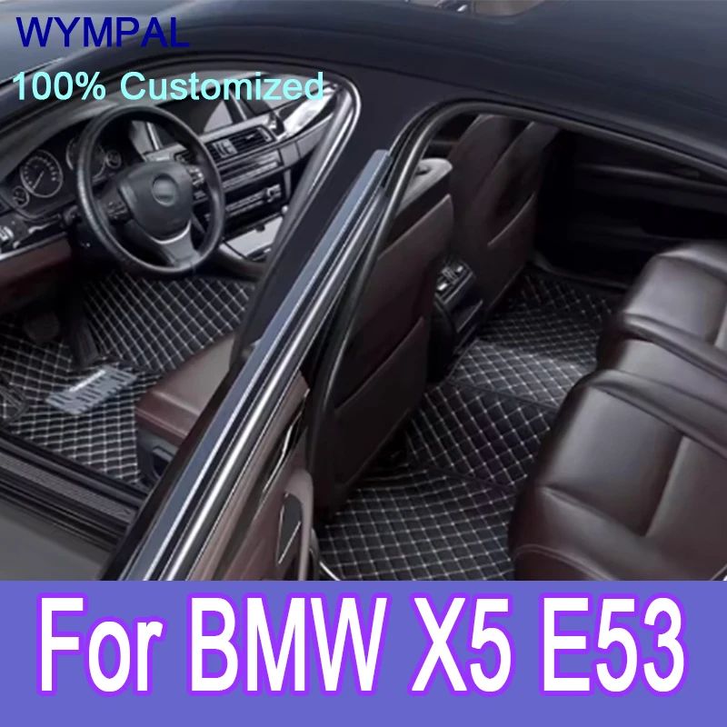 

Luxury Custom Automotive Car Floor Mats For BMW X5 E53 2004 2005 2006 2007 2008 Auto Luxury Leather Men Women Car Mats Full