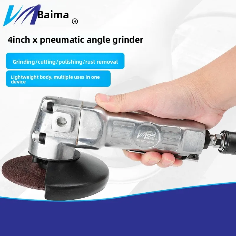 

Taiwan Bai Ma Bm-408 Pneumatic 4inch Angle Grinder 100mm Portable Grinder Polishing Machine Grinding Machine