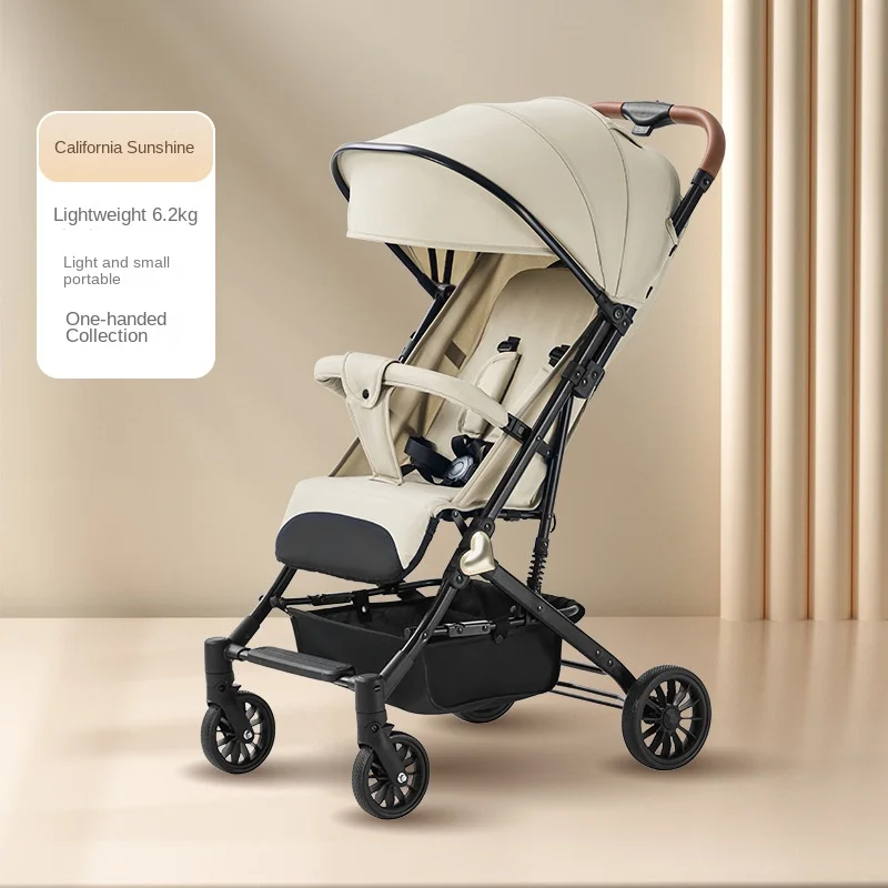 Nouveau Poussette bébé légère Portable pliable voyage bébé poussette haute vue bébé poussette avec dossier réglable