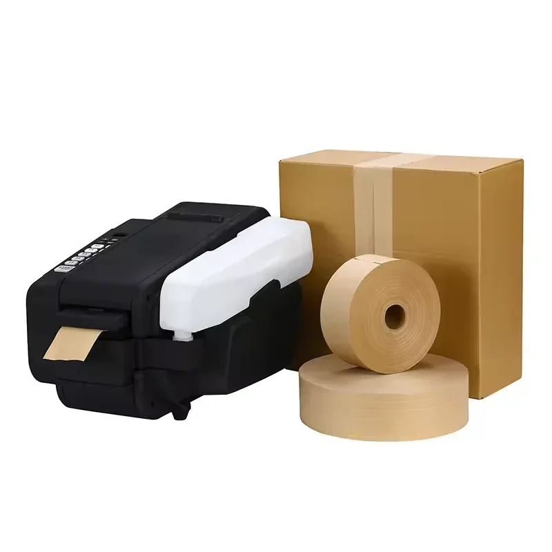 Low Price Water Activated Kraft Paper Packaging Wet Automatic Gummed Tape Cutting Machine