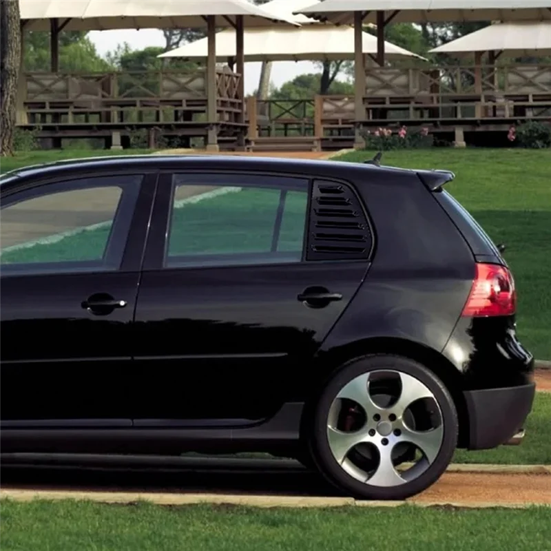 AEA6-For Golf 5 MK5 سيارة كوة خلفية نافذة الجانب مصراع غطاء الكسوة ملصق تنفيس سكو