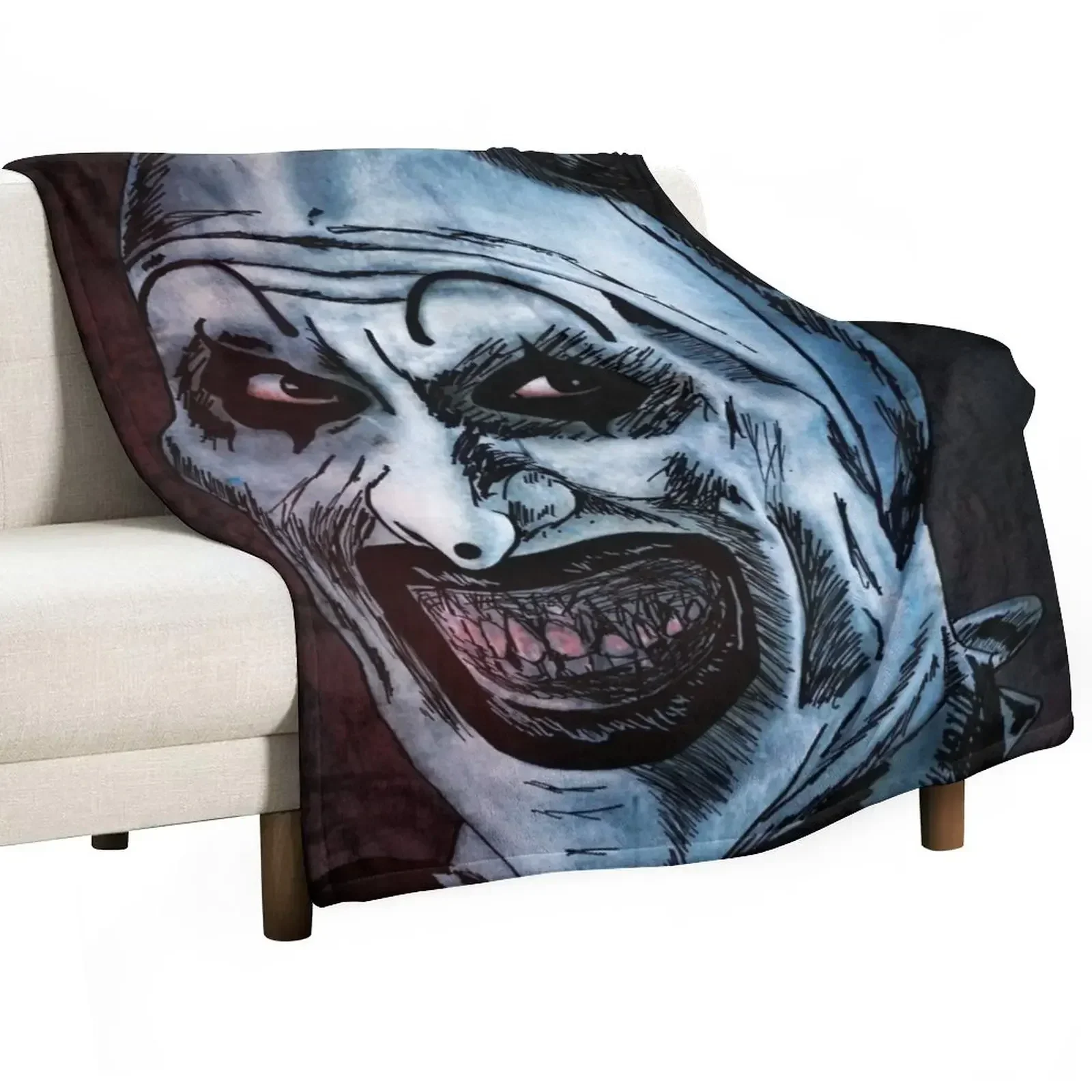 

Art The Clown Throw Blanket for babies Blankets Sofas Of Decoration Stuffeds Blankets