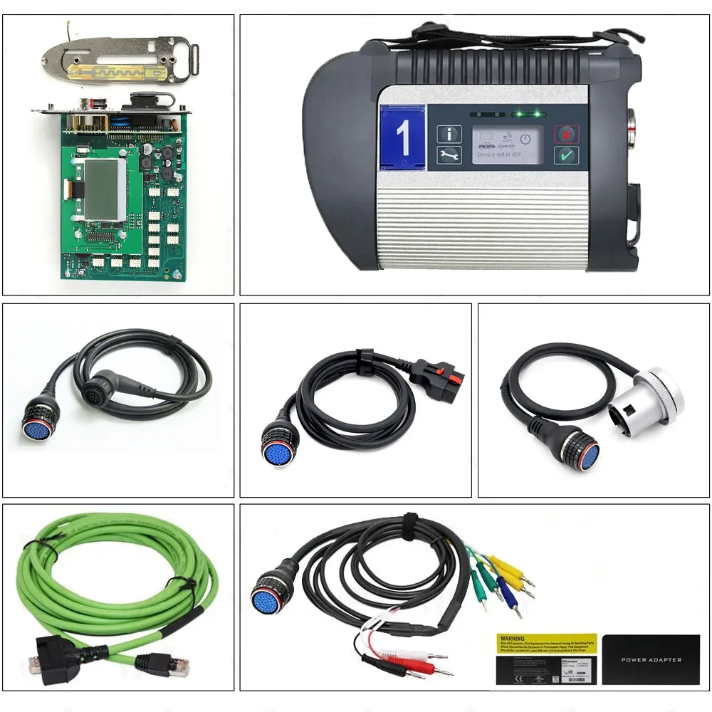 MB Star C4 SD Connect DOIP ماسح ضوئي تشخيصي للسيارة لمرسيدس بنز V2024.09 أحدث أداة تشخيص معدد WIFI