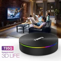 10PCS/LOT T95Q Android 9.0 Amlogic S905X3 TV BOX Quad Core 2.4G 5G Dual WIFI BT 4GB 32GB 64GB VS HK1 RBOX