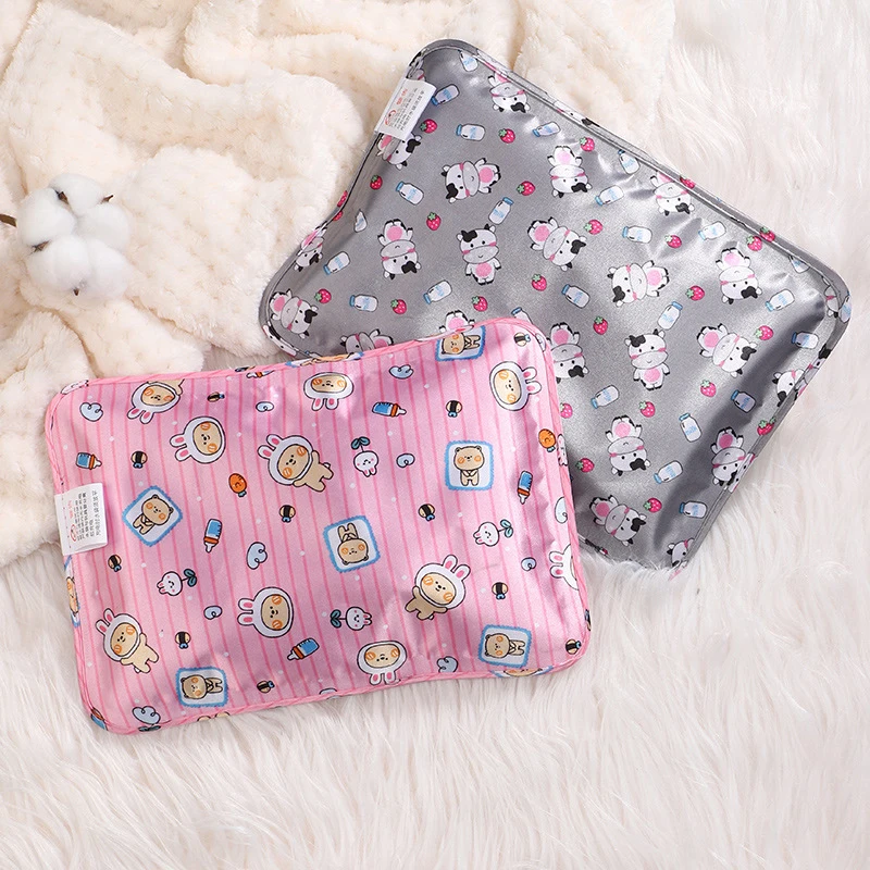 Cartoon Rechargeable Electric Hot Water Bottle Hand Warmer Heater Bag For Winter Portable Hot Water Bottle Not Include Water