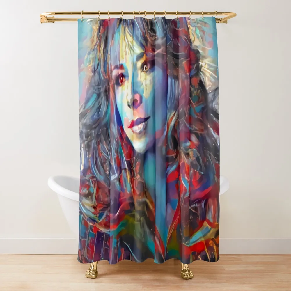 

Mylène FARMER - Artist Shower Curtain Bathroom Decor Anime Bathroom Shower Waterproof For Bathrooms Curtain