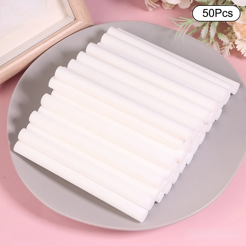 50Pcs 5-10mm Cotton Sponge Stick For Humidifier Filter Replacement Evenly Fogging Out Aroma Diffuser Mist Maker Air Humidifier