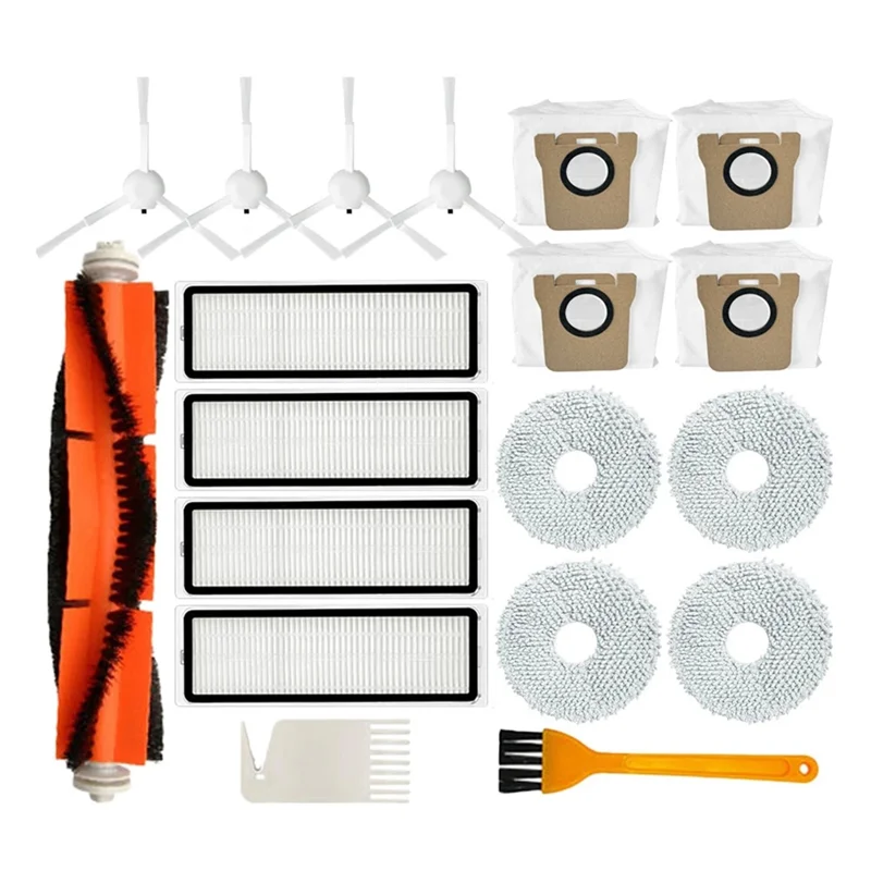 For Xiaomi Robot Vacuum L10S Ultra X10+ X10 Plus B101GL Spare Parts Accessories Main Side Brush Hepa Filter Dust Bag Mop