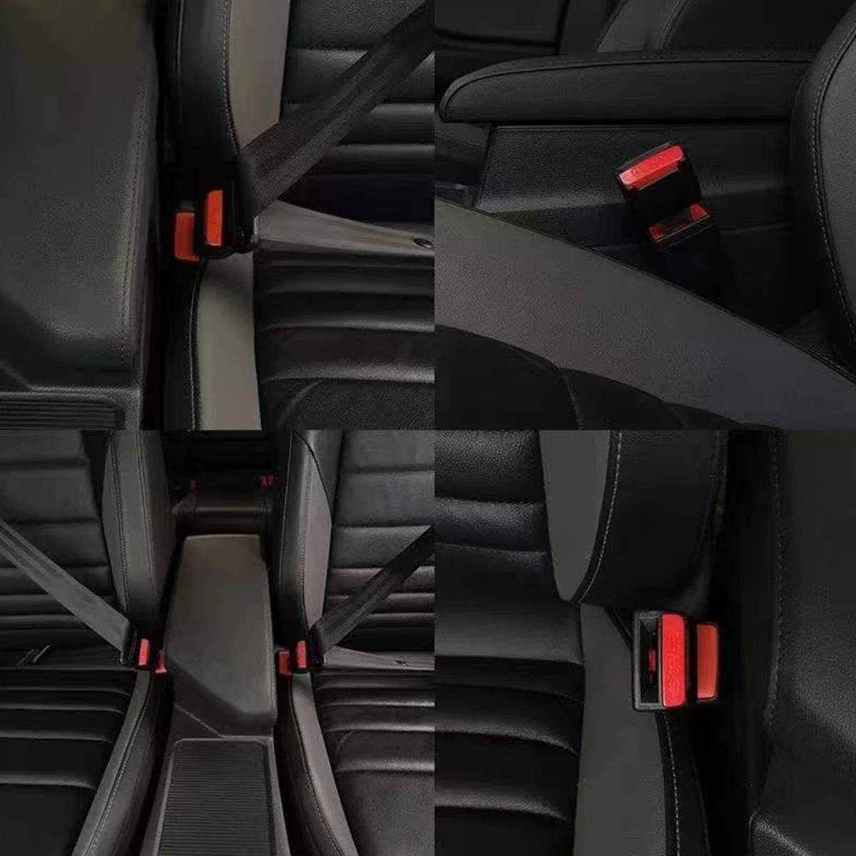 1/2/4 Stück Schnelle Auto-Gurtabdeckung Schulterpolster-Verlängerung für Komfortables Fahren Kompatibel mit Komfortabler Verlängerung – Detail 6