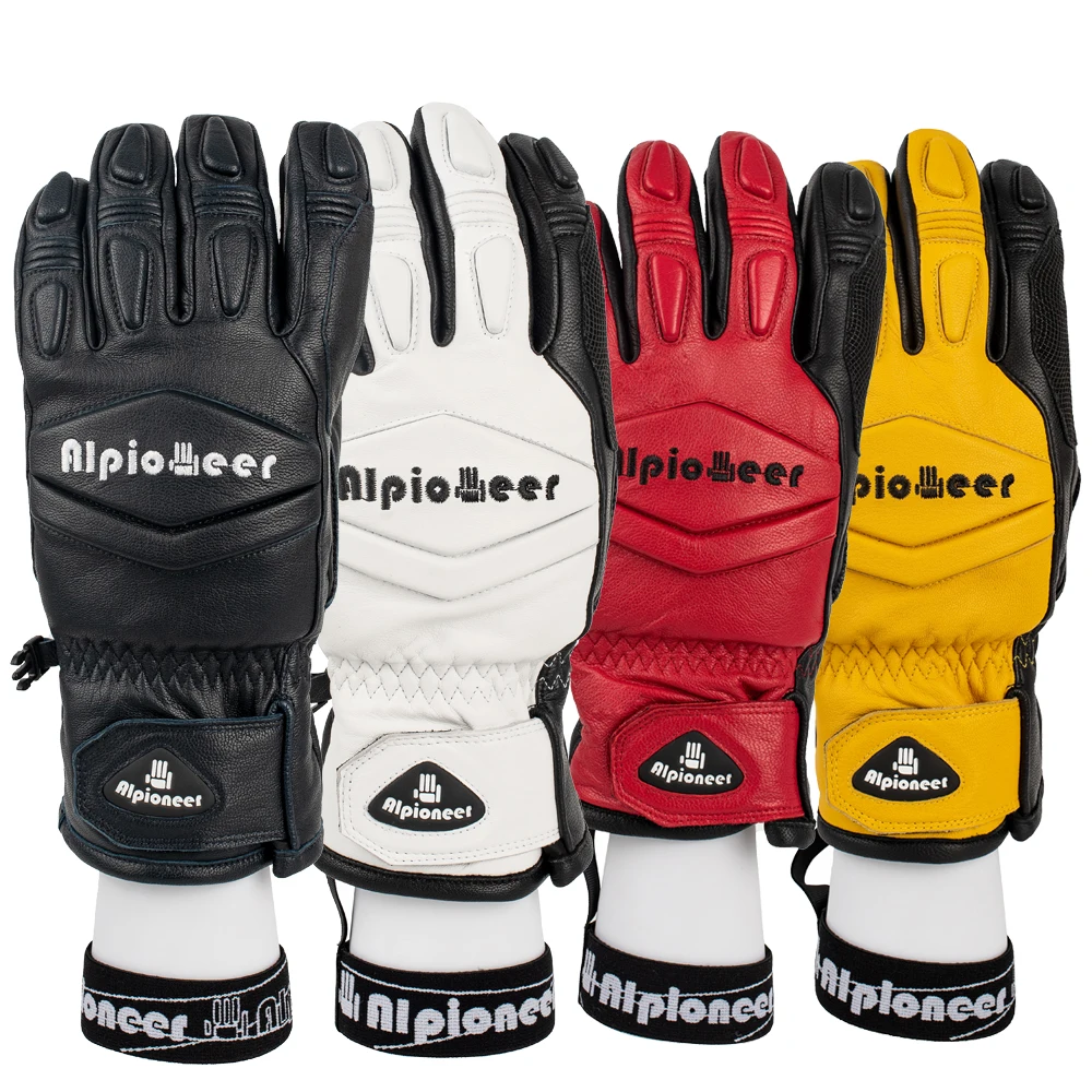 Guantes de esquí para hombres y mujeres, guantes térmicos de invierno para deportes al aire libre, guantes impermeables para Snowboard, motocicleta,