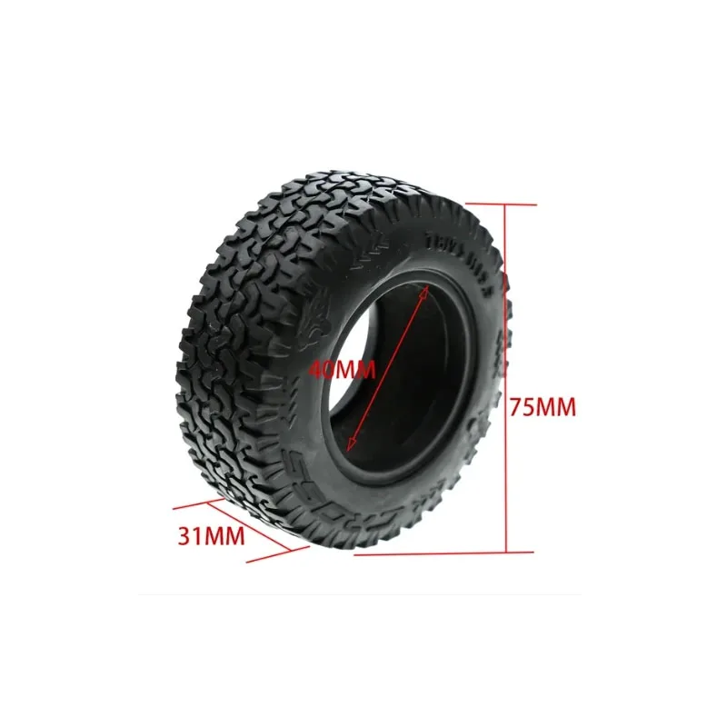 RC 4 stuks 1.9 inch Band Rubber Wiel Banden Band voor 1:10 RC Rock Crawler TRX4 Bronco D90 D110 Axiale scx10 90046 RC4WD CC01 TF2