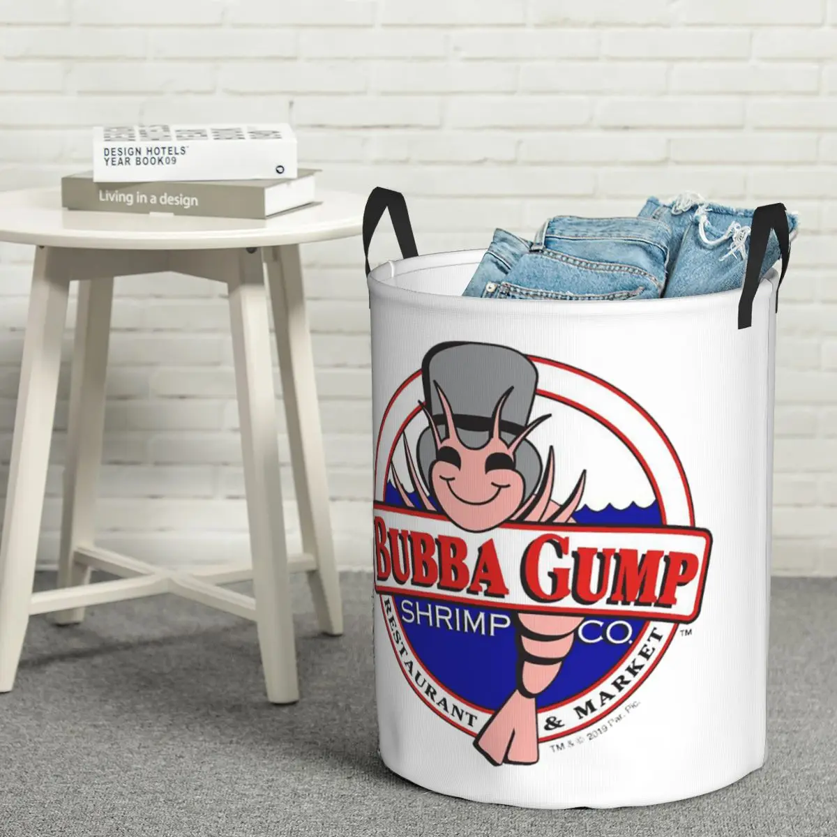 

Корзина для белья Bubba Gump Forest Shrimp Seafood, складная, для дома, органайзер, корзина для детского белья